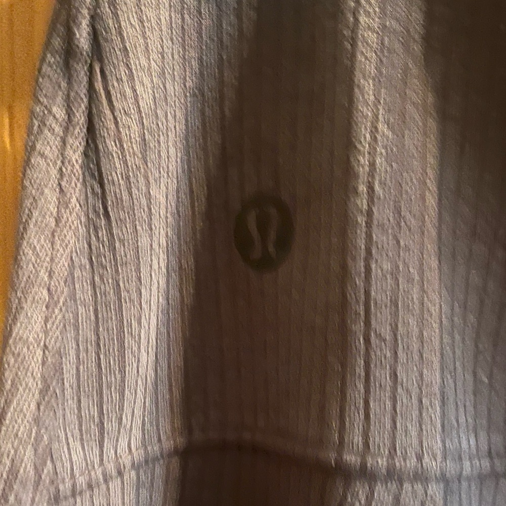 lululemon Ribbed Design Wide-Leg Pants in Dark Brown